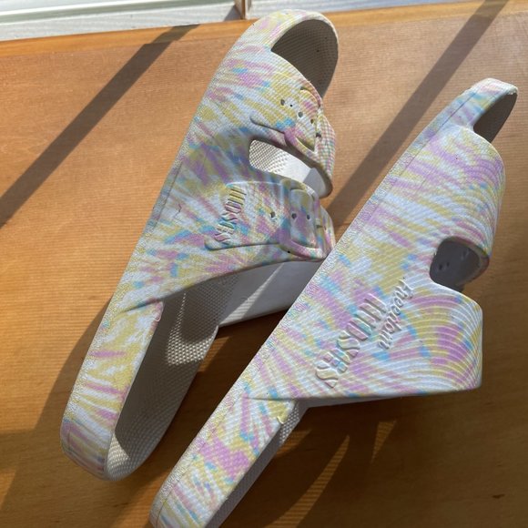 Freedom Moses Tie Dye Sandals Womens 37/38 (7/8) Good used condition - Picture 5 of 5